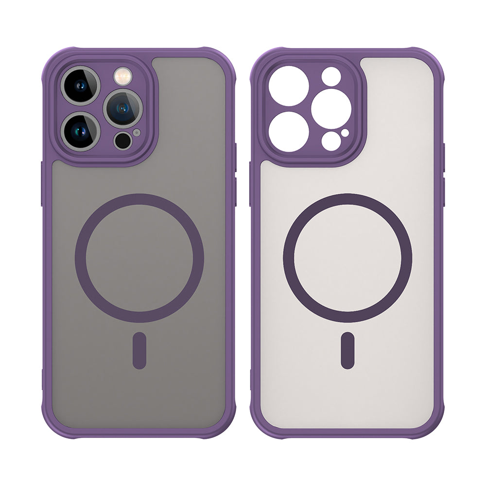 MagSafe-kuori Apple iPhone 14 Pro:lle, Techsuit, HaloFrost II, Violetti
