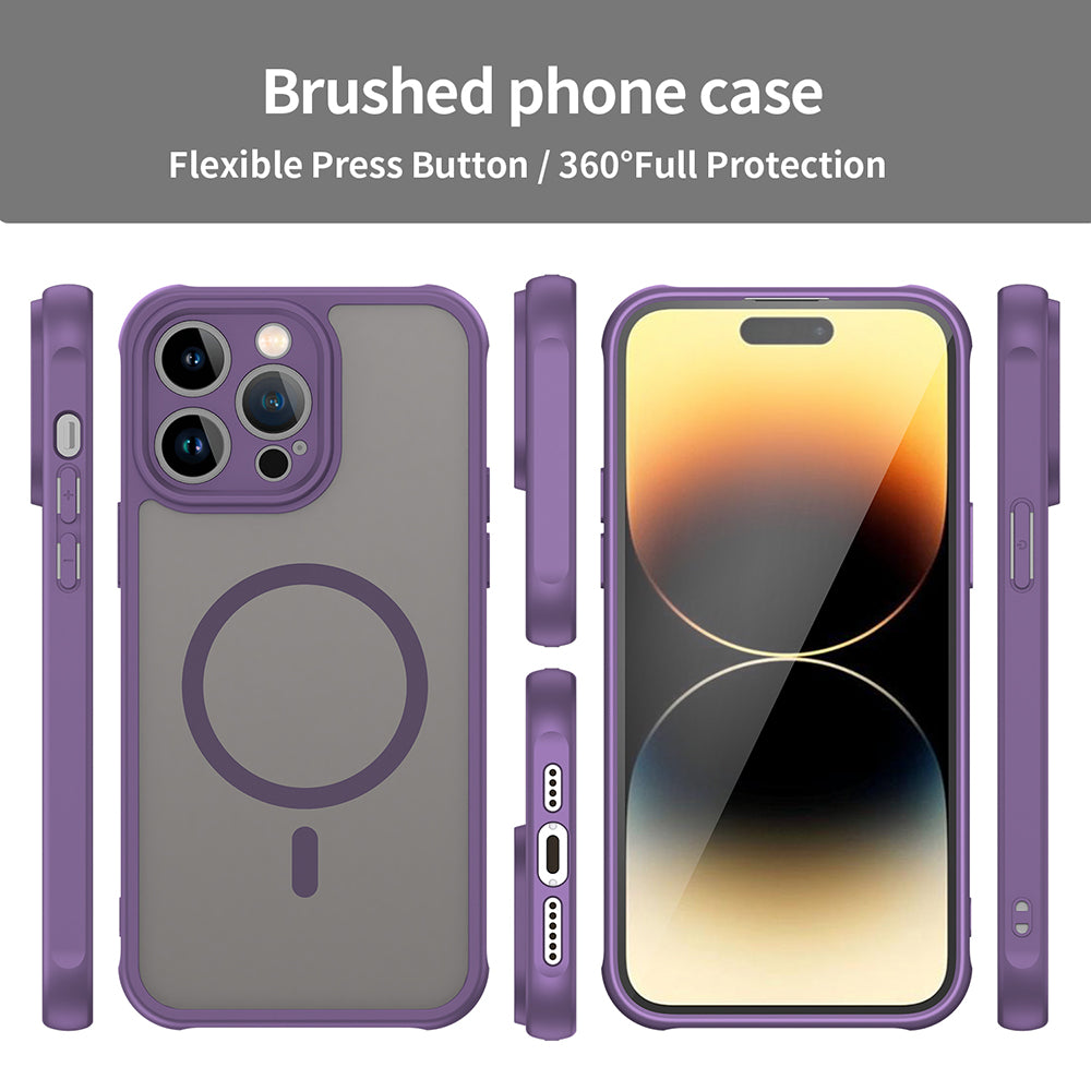 MagSafe-kuori Apple iPhone 14 Pro:lle, Techsuit, HaloFrost II, Violetti
