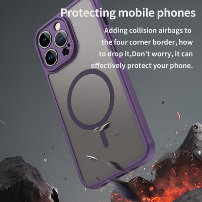 MagSafe-kuori Apple iPhone 14 Pro:lle, Techsuit, HaloFrost II, Violetti