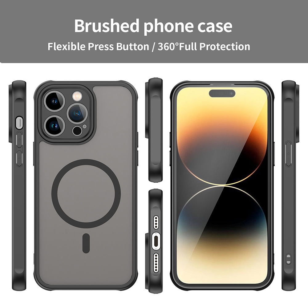MagSafe-kuori Apple iPhone 14 Pro:lle, Techsuit, HaloFrost II, Musta
