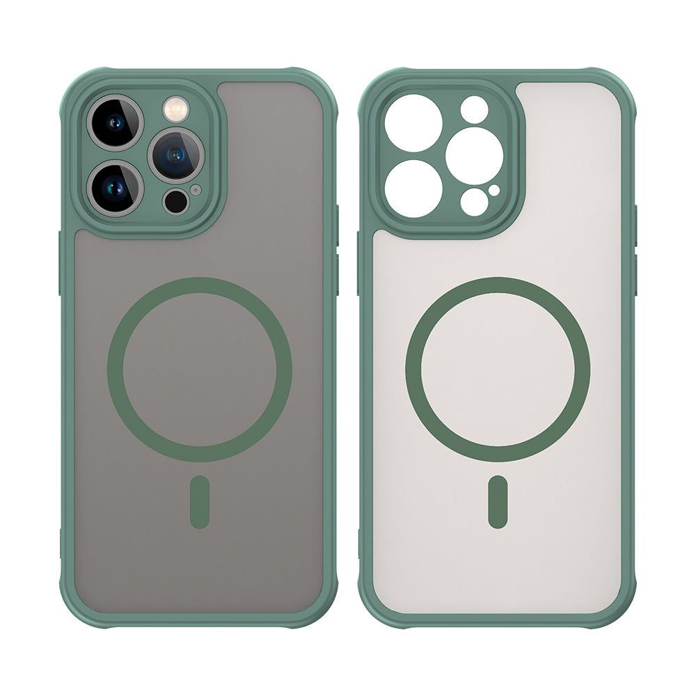 MagSafe-kuori Apple iPhone 14 Pro:lle, Techsuit, HaloFrost II, Vihreä