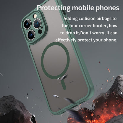 MagSafe-kuori Apple iPhone 14 Pro:lle, Techsuit, HaloFrost II, Vihreä