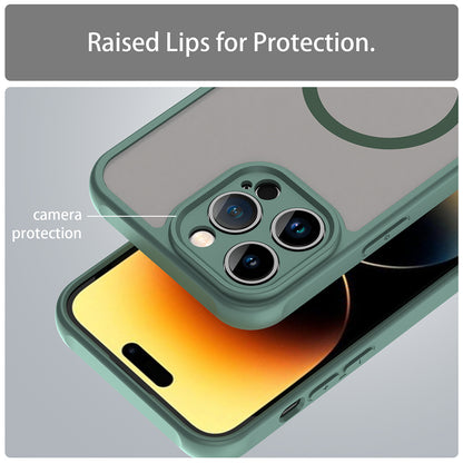 MagSafe-kuori Apple iPhone 14 Pro:lle, Techsuit, HaloFrost II, Vihreä