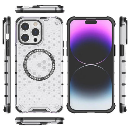 MagSafe-kuori Apple iPhone 14 Pro:lle, Techsuit, HoneyComb Shield, Musta