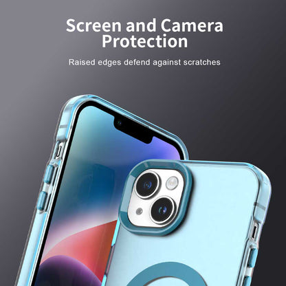 MagSafe Case for Apple iPhone 14, Techsuit, CandyCase, Blue