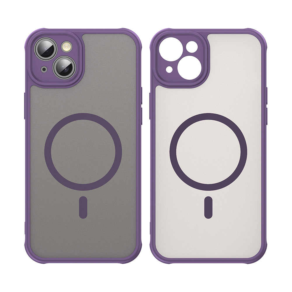 MagSafe-kuori Apple iPhone 14:lle, Techsuit, HaloFrost II, Violetti