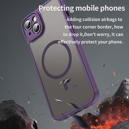 MagSafe-kuori Apple iPhone 14:lle, Techsuit, HaloFrost II, Violetti