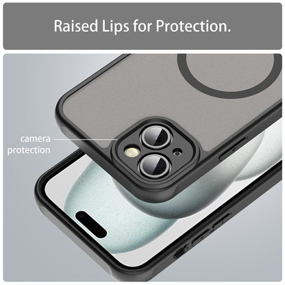 MagSafe-kuori Apple iPhone 14:lle, Techsuit, HaloFrost II, Musta