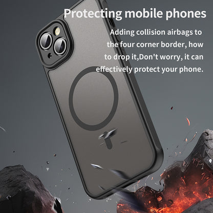 MagSafe-kuori Apple iPhone 14:lle, Techsuit, HaloFrost II, Musta