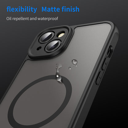 MagSafe-kuori Apple iPhone 14:lle, Techsuit, HaloFrost II, Musta