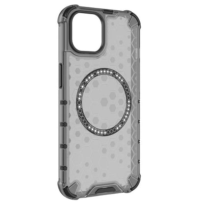 MagSafe-kuori Apple iPhone 14:lle, Techsuit, HoneyComb Shield, Musta