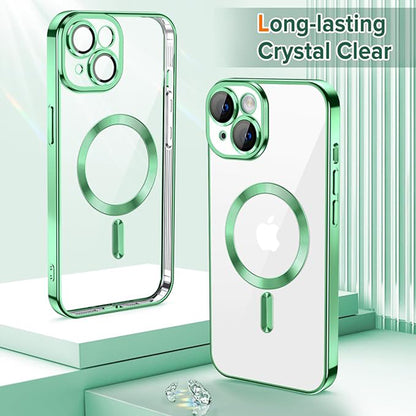 MagSafe-kuori Apple iPhone 14:lle, Techsuit, Luxury Crystal, Vaaleanvihreä