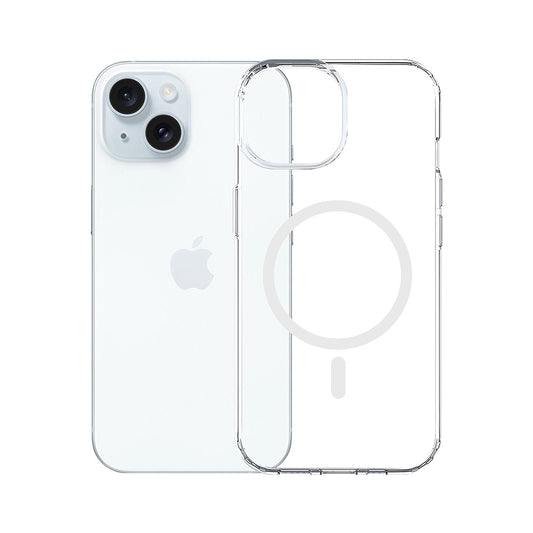 MagSafe-kuori Apple iPhone 15:lle, 3MK, Armor MagCase, Läpinäkyvä