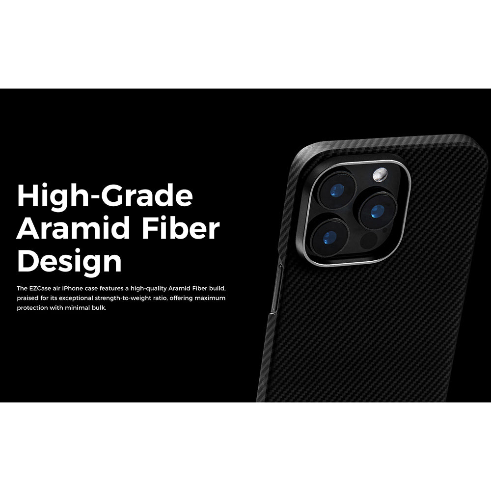 MagSafe-kotelo Apple iPhone 15:lle, Edizard, Air, Musta