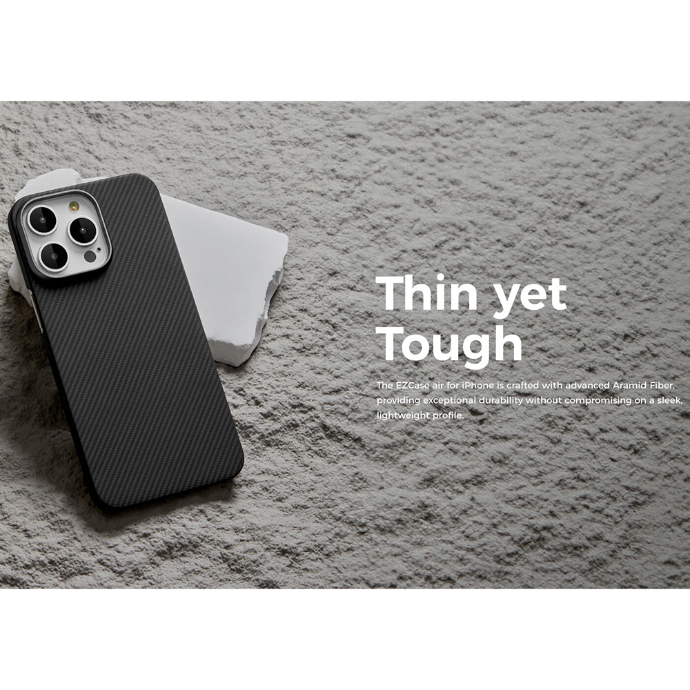 MagSafe-kotelo Apple iPhone 15:lle, Edizard, Air, Musta