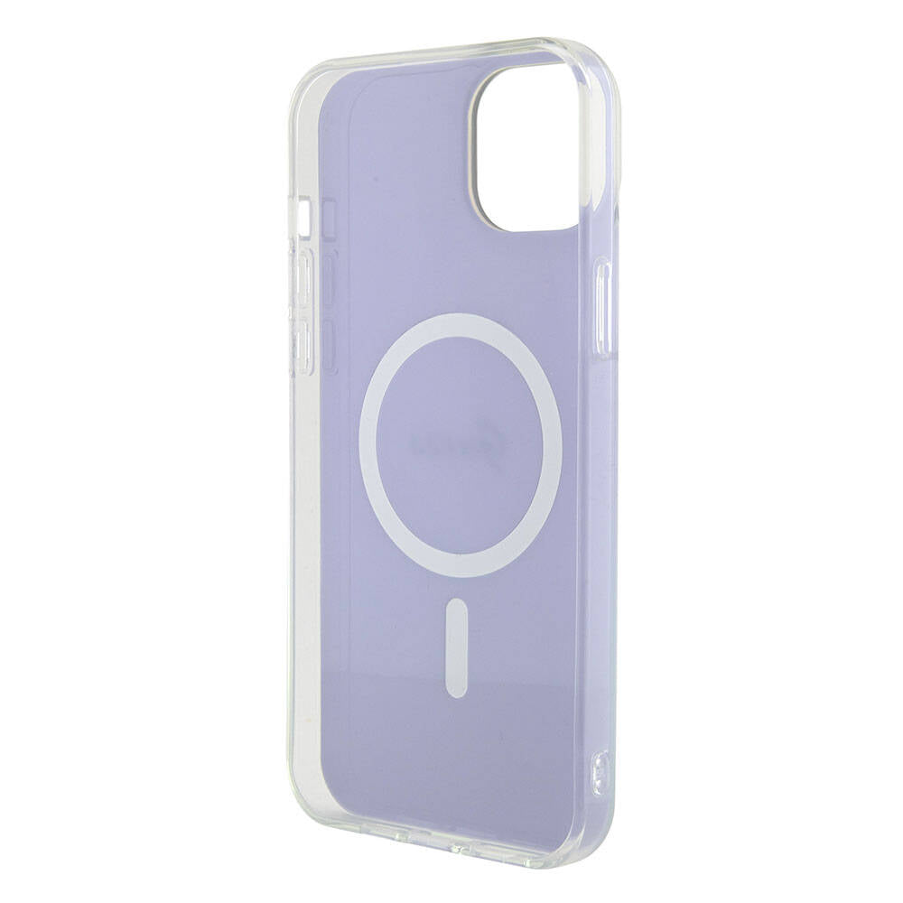 MagSafe-kotelo Apple iPhone 15:lle, Guess, IML Iridescent, Violetti
