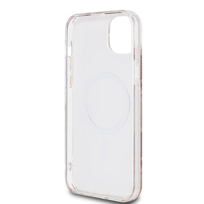 MagSafe-kotelo Apple iPhone 15 Plus -puhelimelle, Guess, IML Gcube, Ruskea