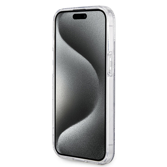 MagSafe-kotelo Apple iPhone 15 Plus -puhelimelle, Guess, IML Gcube, Musta