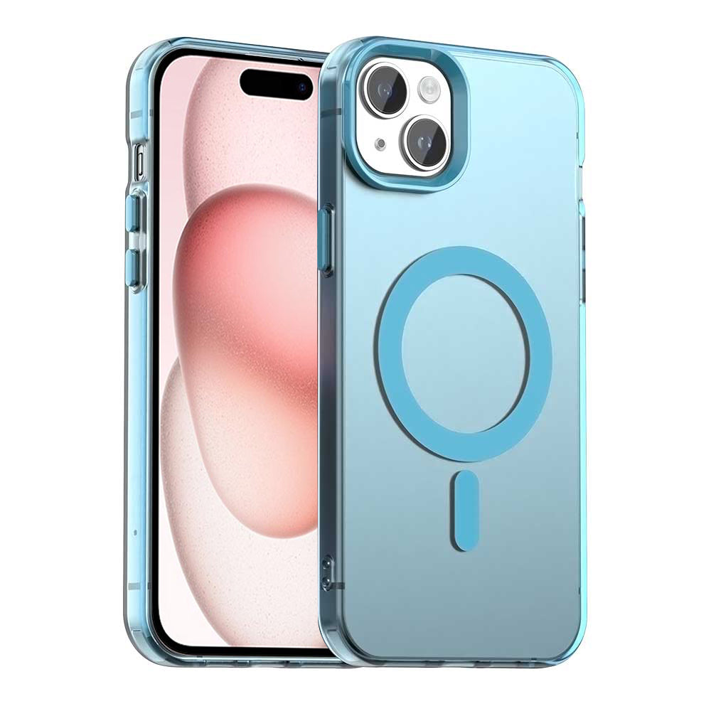 MagSafe-kuori Apple iPhone 15 Plus -puhelimelle, Techsuit, CandyCase, sininen