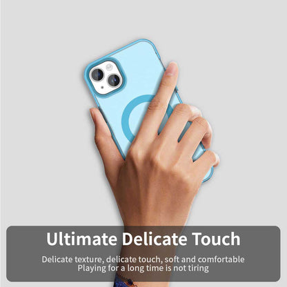 MagSafe-kuori Apple iPhone 15 Plus -puhelimelle, Techsuit, CandyCase, sininen