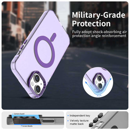 MagSafe Case for Apple iPhone 15 Plus, Techsuit, CandyCase, Purple