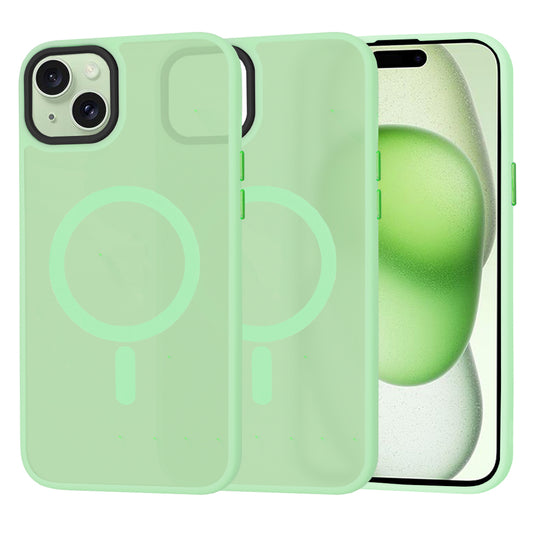 MagSafe-kuori Apple iPhone 15 Plus -puhelimelle, Techsuit, HaloFrost, Vaaleanvihreä