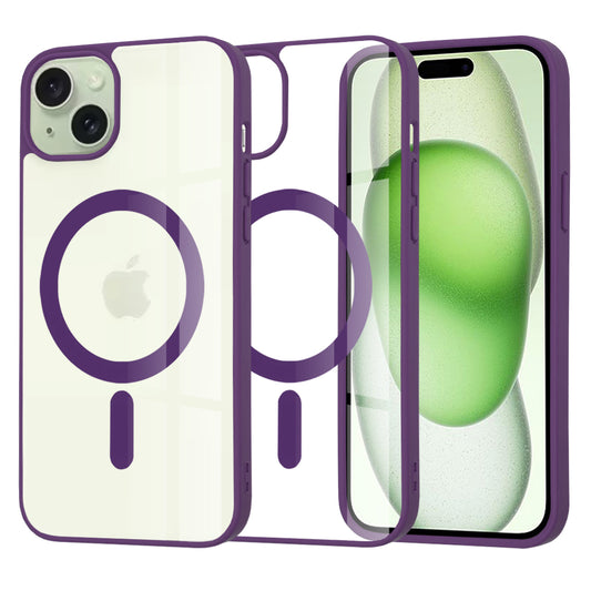 MagSafe-kuori Apple iPhone 15 Plus:lle, Techsuit, Pro, Violetti