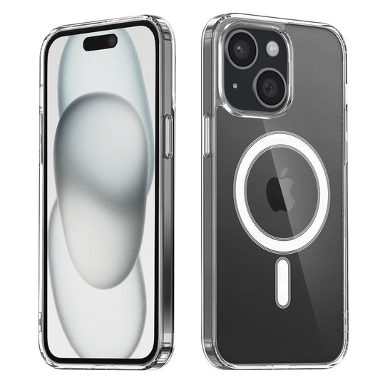 MagSafe-kuori Apple iPhone 15 Plus:lle, Techsuit, Pro, Läpinäkyvä