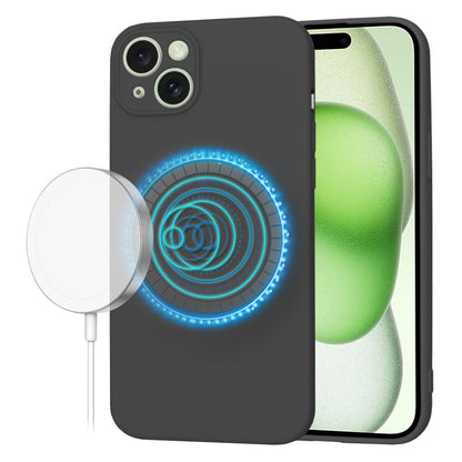 MagSafe-kuori Apple iPhone 15 Plus -puhelimelle, Techsuit, SoftFlex, Musta