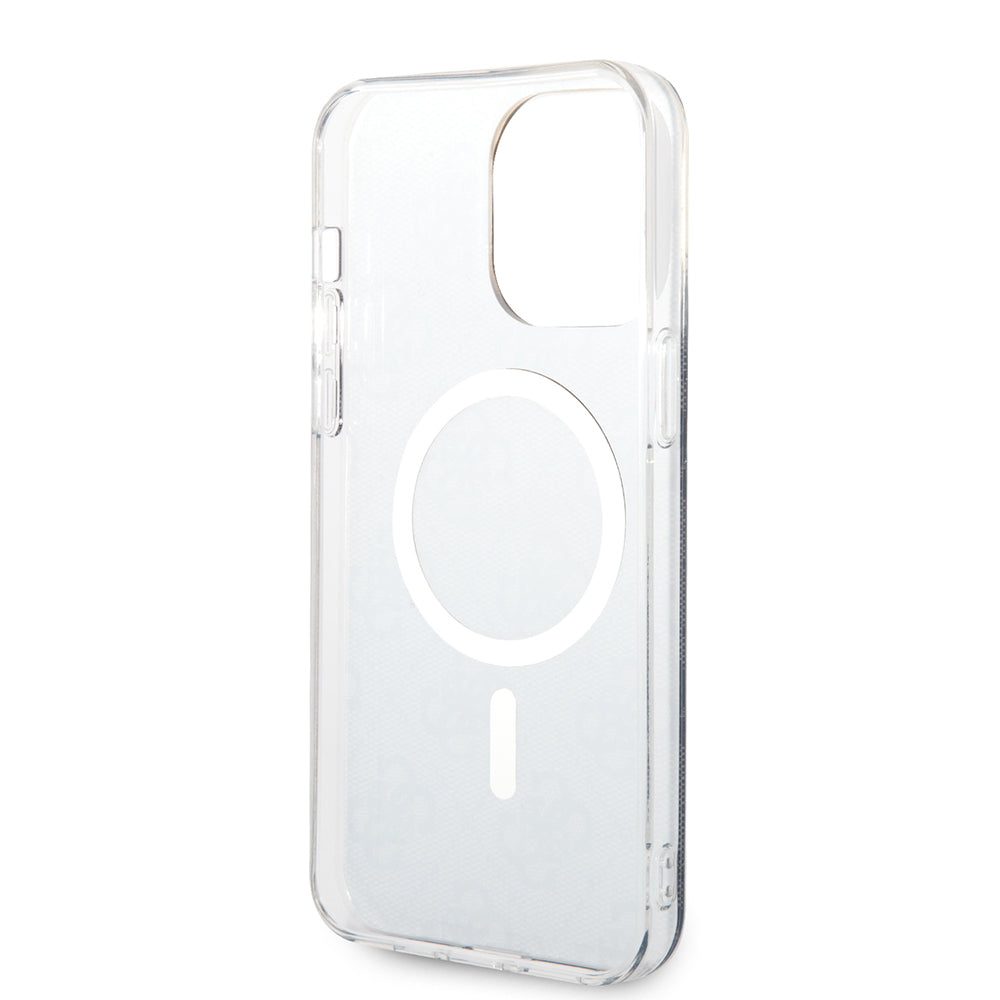 MagSafe-kotelo Apple iPhone 15 Prolle, Guess, 4G IML, Musta GUHMP15LH4STK