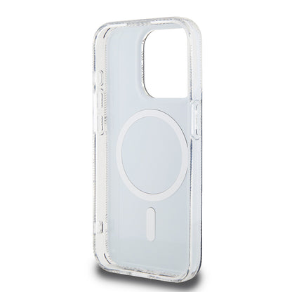 MagSafe-kotelo Apple iPhone 15 Prolle, Guess, IML Gcube, Musta