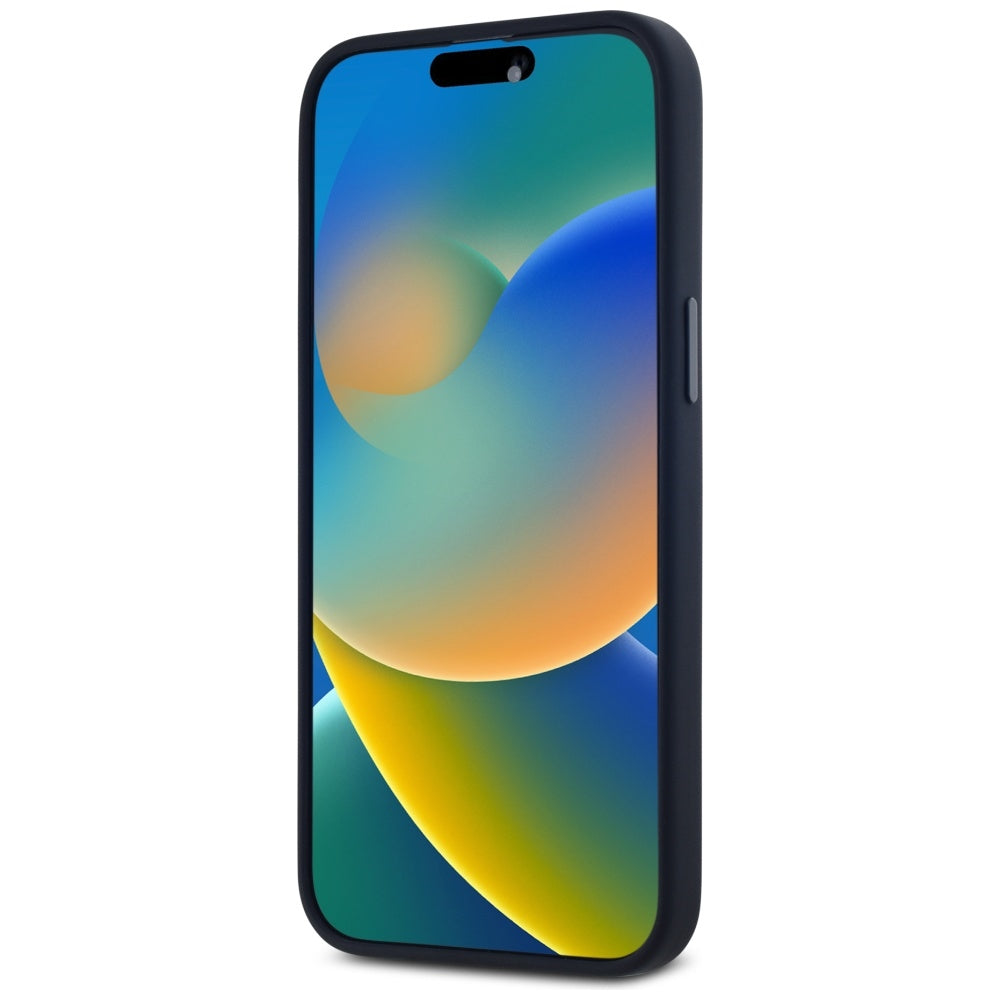 MagSafe-kotelo Apple iPhone 15 Prolle, Karl Lagerfeld, Silicone Shadow Metal Initial, Musta