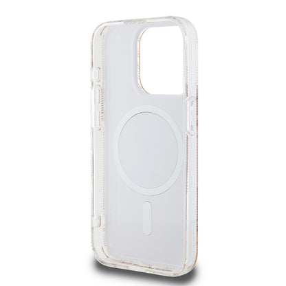 MagSafe-kotelo Apple iPhone 15 Pro Maxille, Guess, IML Gcube, Ruskea