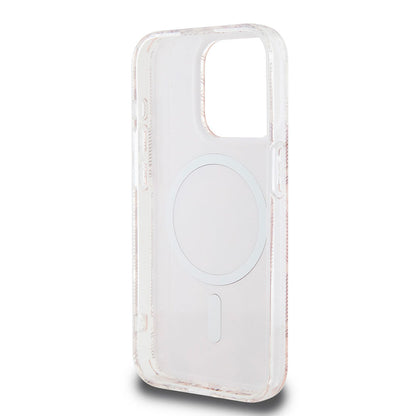 MagSafe-kotelo Apple iPhone 15 Pro Maxille, Guess, IML Gcube, Pinkki