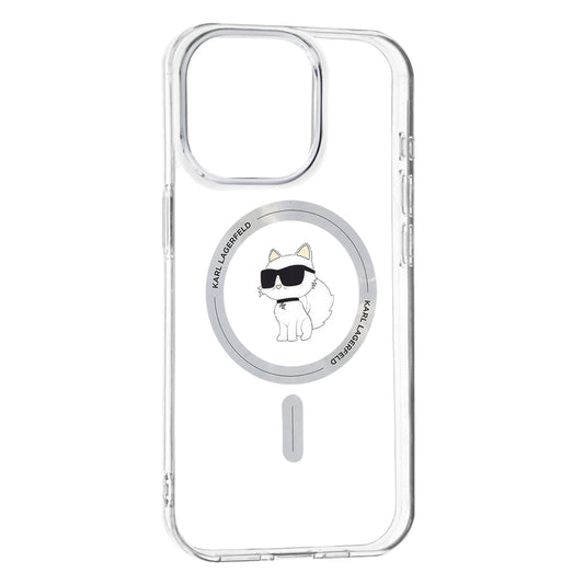 MagSafe-kotelo Apple iPhone 15 Pro Maxille, Karl Lagerfeld, IML Choupette, Läpinäkyvä