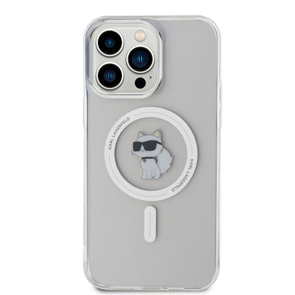 MagSafe-kotelo Apple iPhone 15 Pro Maxille, Karl Lagerfeld, IML Choupette, Läpinäkyvä