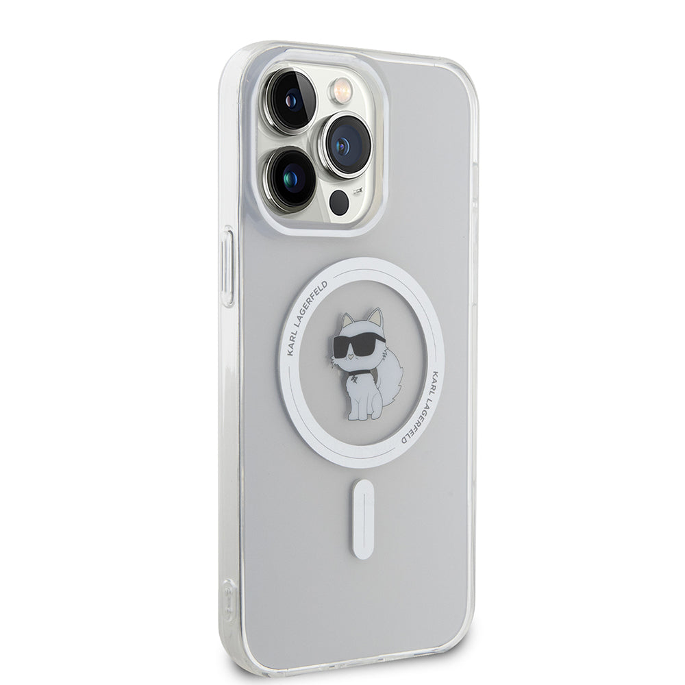 MagSafe-kotelo Apple iPhone 15 Pro Maxille, Karl Lagerfeld, IML Choupette, Läpinäkyvä