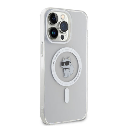 MagSafe-kotelo Apple iPhone 15 Pro Maxille, Karl Lagerfeld, IML Choupette, Läpinäkyvä