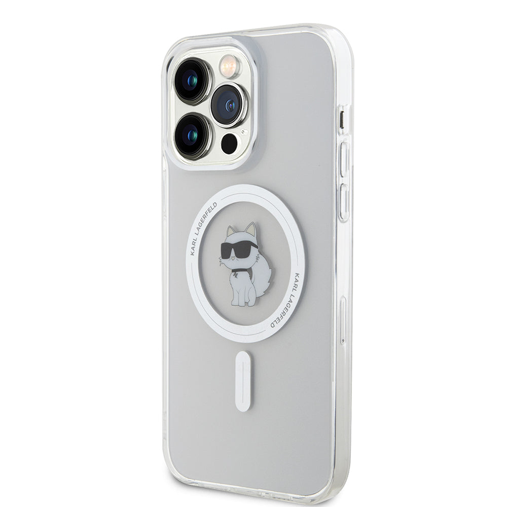 MagSafe-kotelo Apple iPhone 15 Pro Maxille, Karl Lagerfeld, IML Choupette, Läpinäkyvä