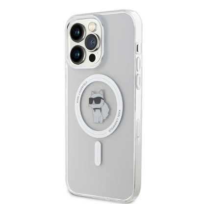 MagSafe-kotelo Apple iPhone 15 Pro Maxille, Karl Lagerfeld, IML Choupette, Läpinäkyvä