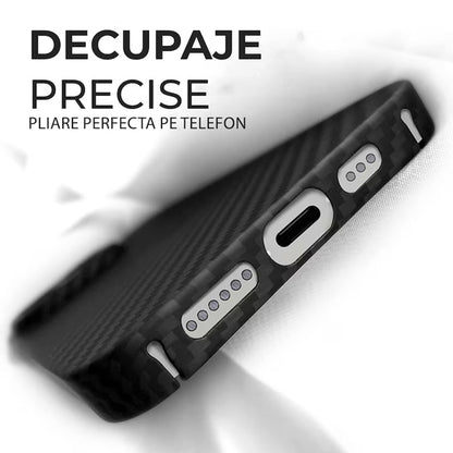 MagSafe-kuori Apple iPhone 15 Pro Maxille, Techsuit, aramidikuitu, musta