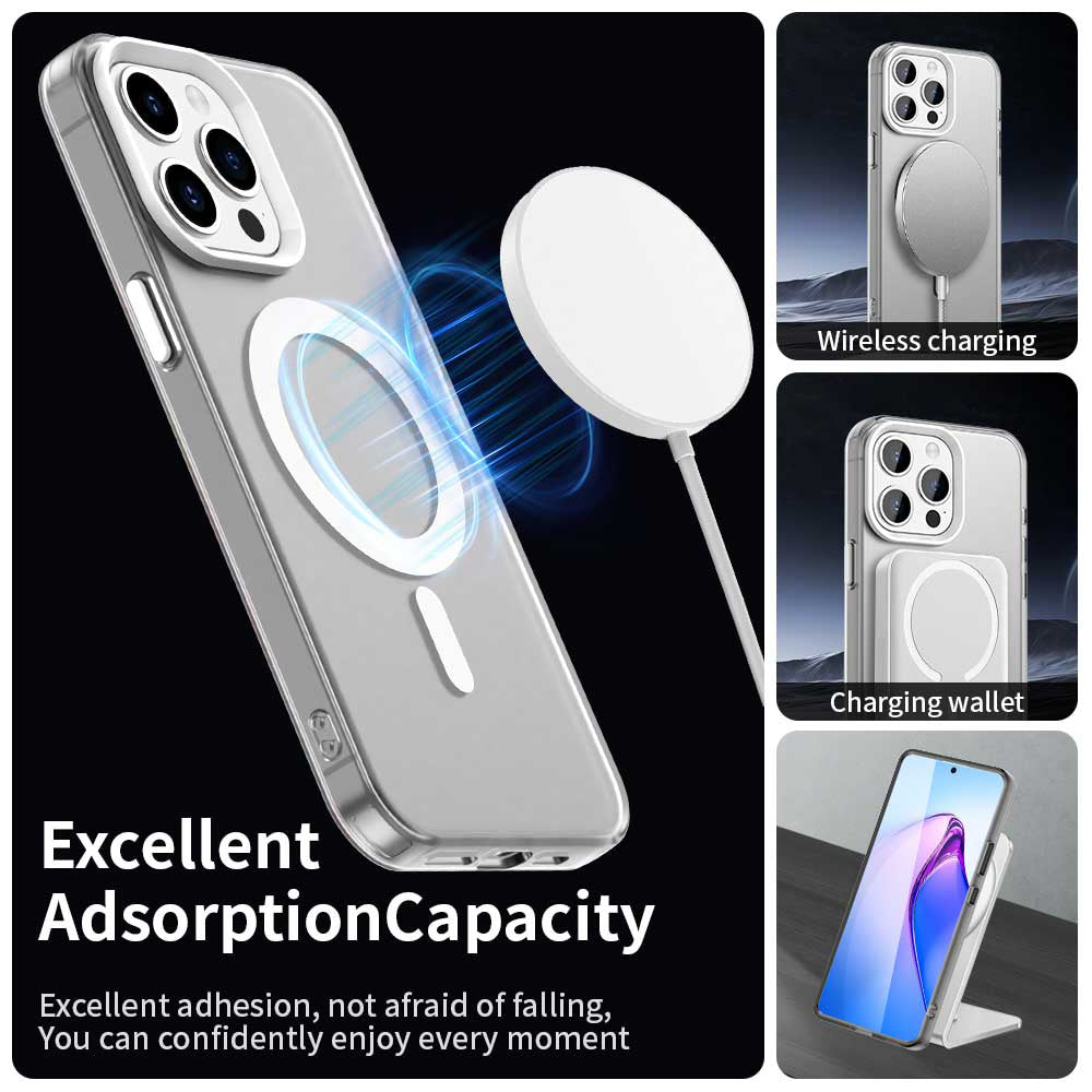 MagSafe-kuori Apple iPhone 15 Pro Maxille, Techsuit, CandyCase, Valkoinen