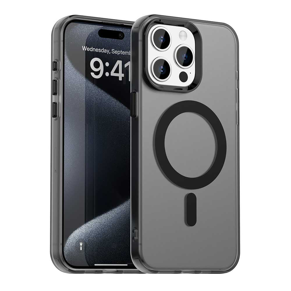 MagSafe-kuori Apple iPhone 15 Pro Maxille, Techsuit, CandyCase, Musta