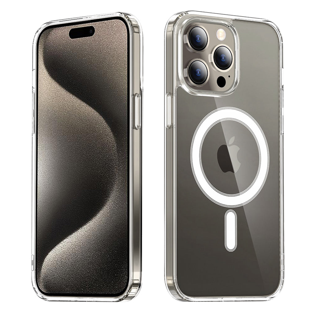 MagSafe-kuori Apple iPhone 15 Pro Maxille, Techsuit, Pro, Läpinäkyvä