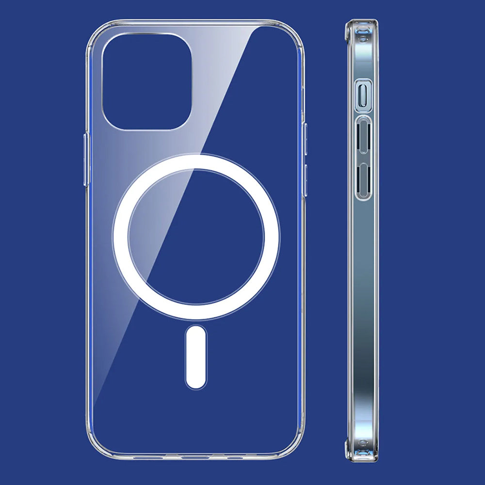 MagSafe-kuori Apple iPhone 15 Pro Maxille, Techsuit, Pro, Läpinäkyvä