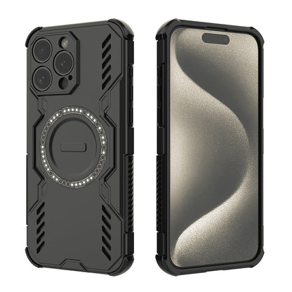MagSafe-kuori Apple iPhone 15 Pro:lle, Techsuit, ArmorMag, Musta