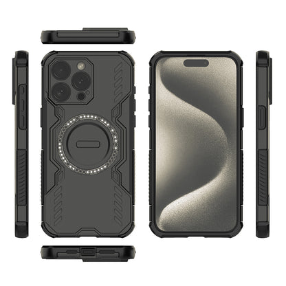 MagSafe-kuori Apple iPhone 15 Pro:lle, Techsuit, ArmorMag, Musta
