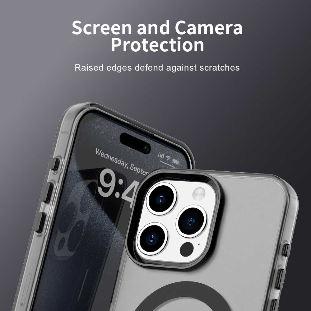 MagSafe-kuori Apple iPhone 15 Pro:lle, Techsuit, CandyCase, Musta