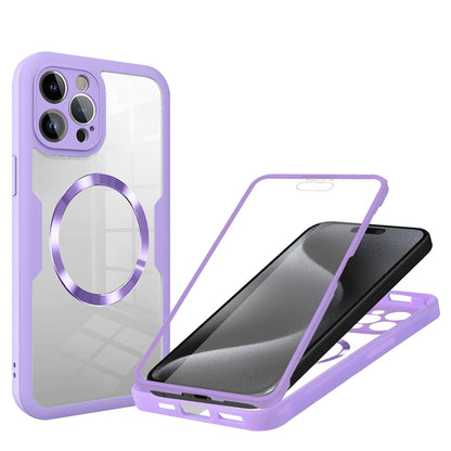 MagSafe-kuori Apple iPhone 15 Pro:lle, Techsuit, ColorVerse 360, Violetti