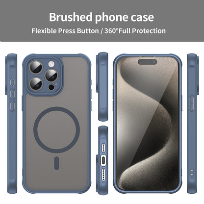 MagSafe-kuori Apple iPhone 15 Pro:lle, Techsuit, HaloFrost II, Laivastonsininen